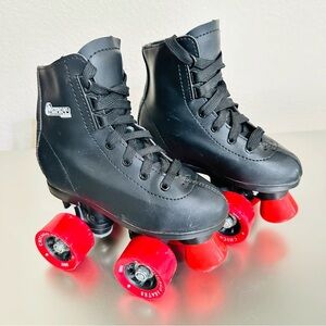 Chicago Skates Kids Quad Roller Skates Black Red | Children’s US J12 EUR 31